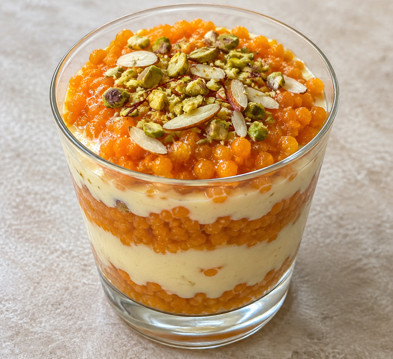 Motichoor Rabri Parfait